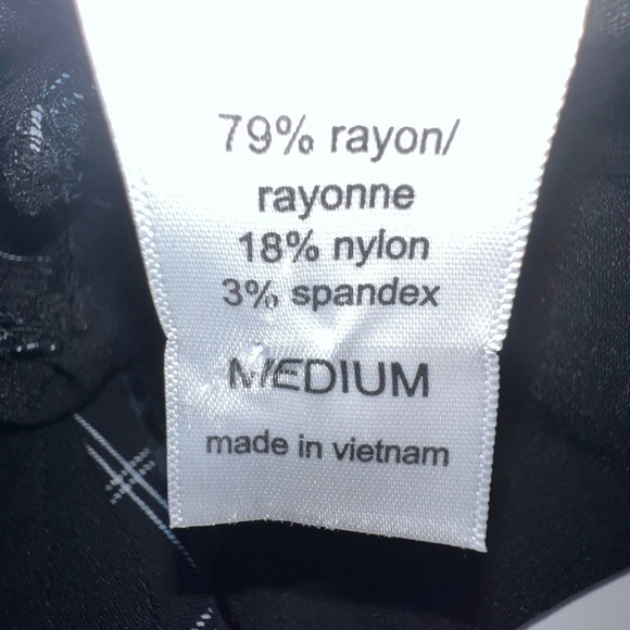 Express Navy and White Plaid Pants Size 10 Long - Picture 3 of 10